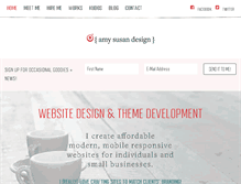 Tablet Screenshot of amysusandesign.com